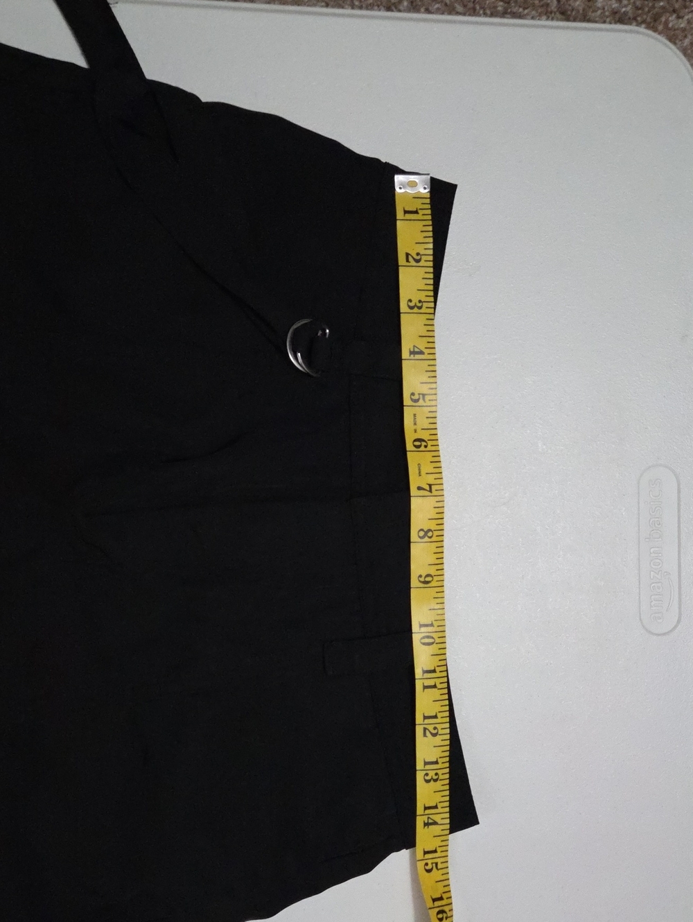 Bershka Black Wide-Leg Cargo Pants with D-Ring & Flap Pockets - Picture 11 of 14